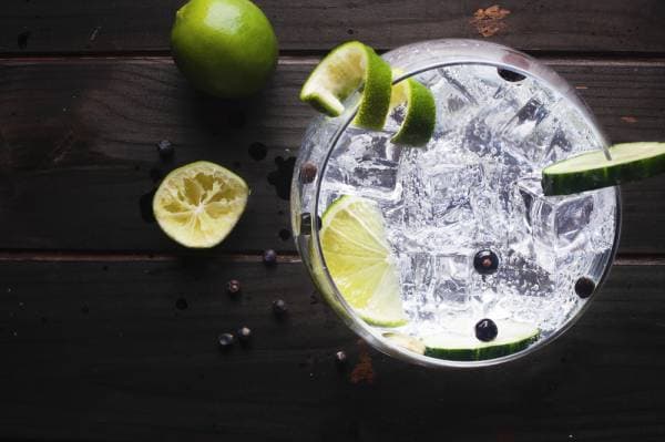 Gin tonic concombre