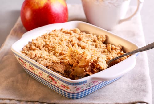 Crumble de pommes et poires