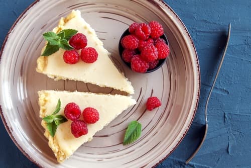 Cheese-cake cru aux framboises