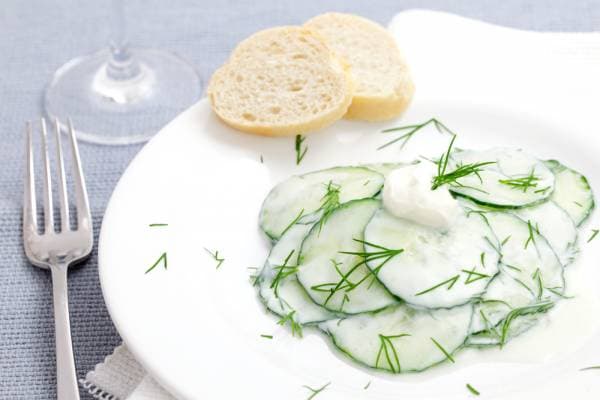 i chef pro : Concombre à la crème