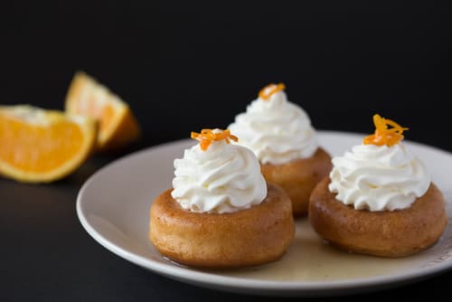 Baba au rhum et pamplemousse façon palace