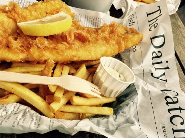 fish and chips sauce gribiche 