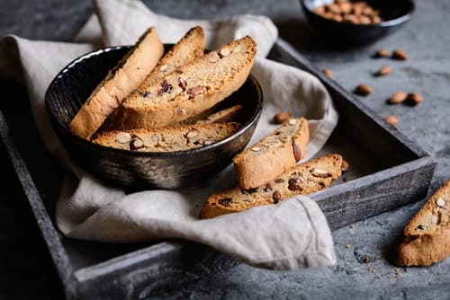 Cantuccini et granité citron