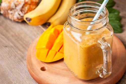 Smoothie mangue façon Piña Colada