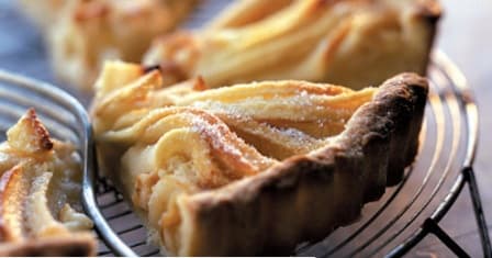 Tarte aux pommes et à la compote