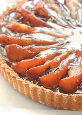 Tarte poire-chocolat