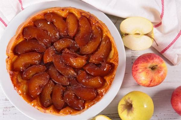 Tarte Tatin, chantilly vanillée