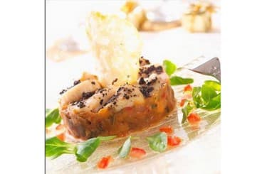 Rosace de Saint-Jacques aux truffes