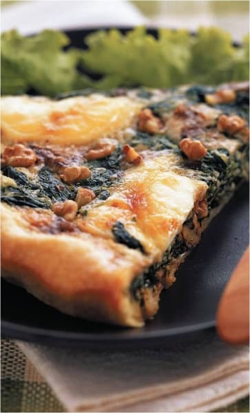 Tarte au chèvre et à la menthe