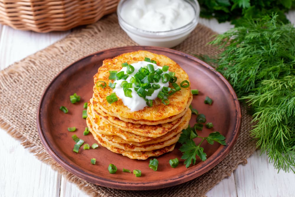 Pancake de patate douce 