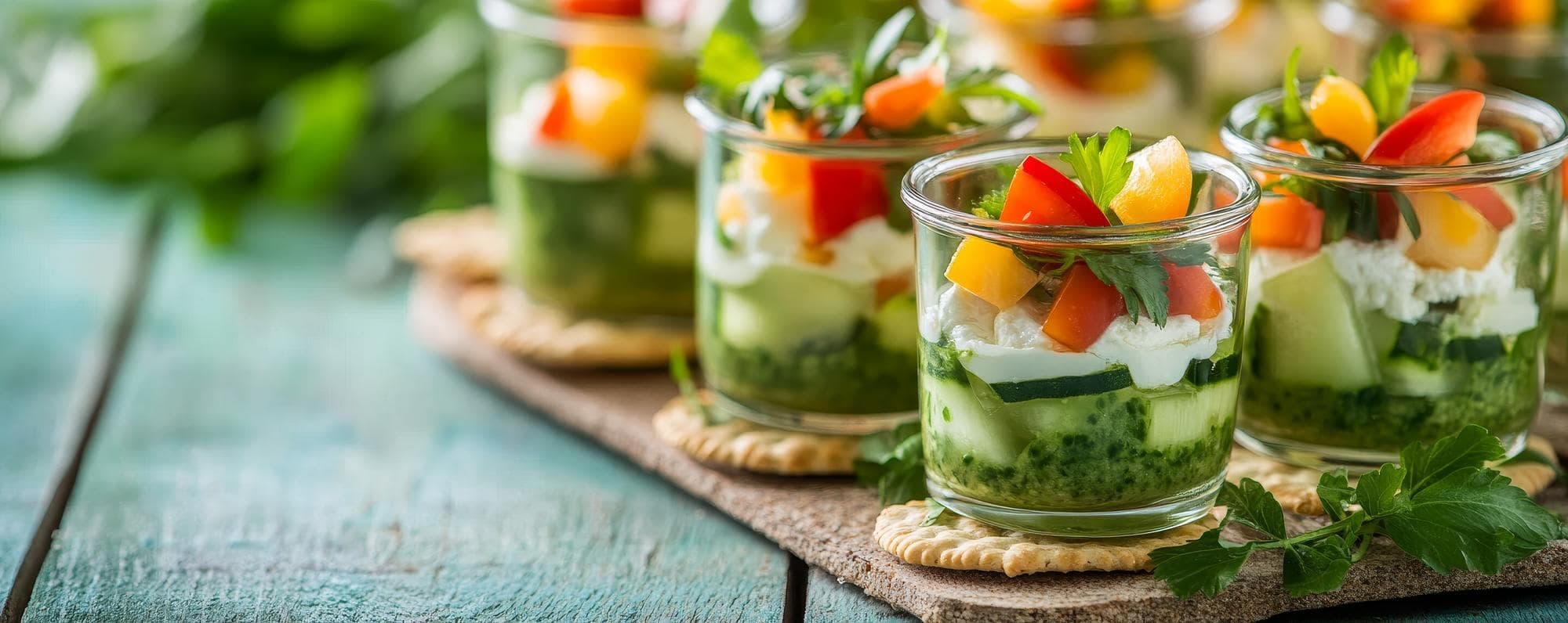 Verrines de légumes