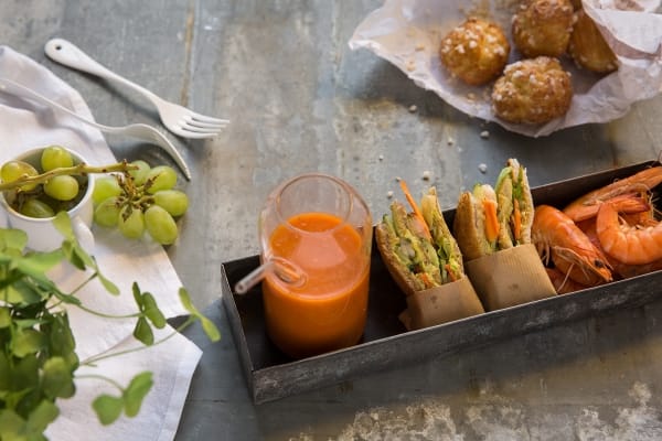 Petit club-sandwich fermier