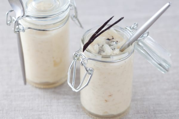 Riz au lait à la vanille