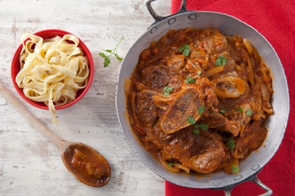Osso-buco de veau à la milanaise