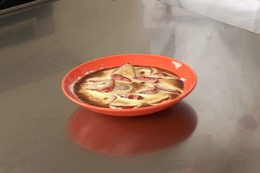 Gratin de fraises et sabayon au kirsch