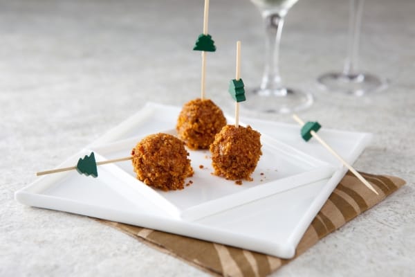 Sucettes de foie gras au pain d'épice