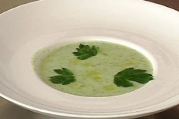 Vichyssoise à l'huile de truffe blanche