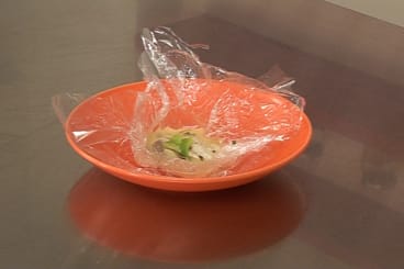 Papillote de daurade au lait de coco et poire