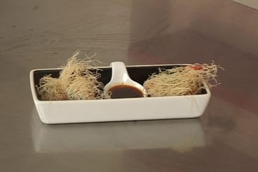 Gambas croustillantes en kadaïf