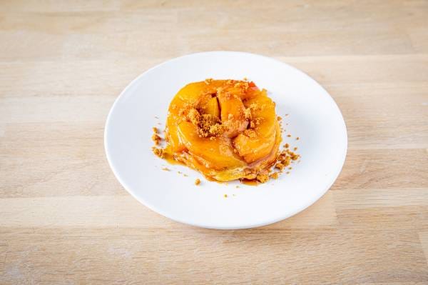 Tatin pomme coing, brisures de spéculoos