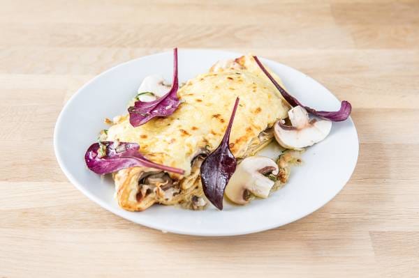 Ficelle picarde au jambon et champignons