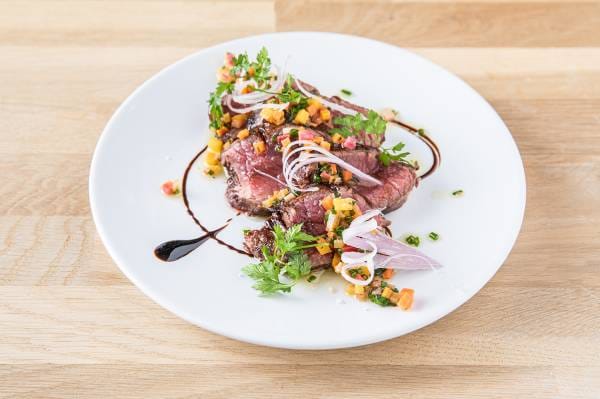 Tataki de boeuf et légumes racines