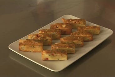 Petits cakes aux légumes confits et Tomme de Savoie