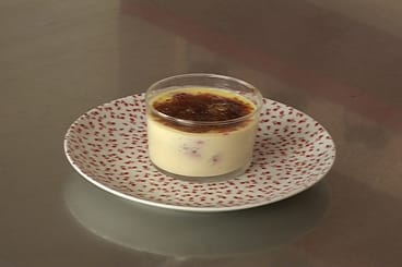 Crème brûlée aux fruits rouges