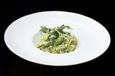 Risotto vert à l'asperge