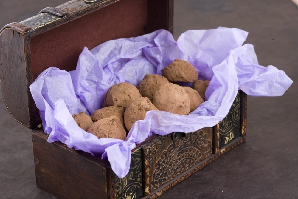 Truffe au chocolat amer