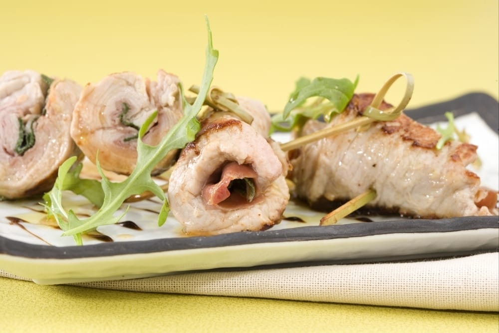 Saltimbocca à la coppa et à la sauge