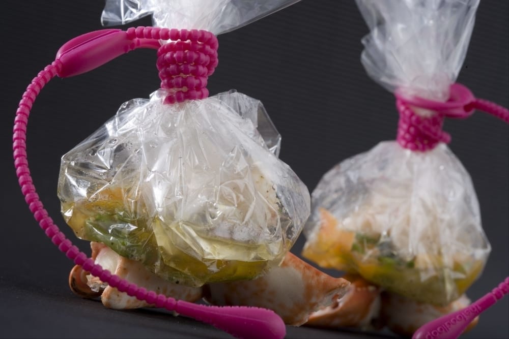 Papillote translucide de homard au lait de coco