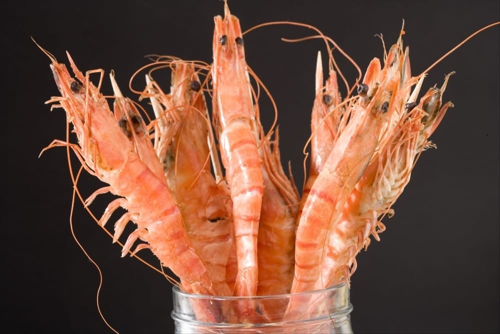 Brochettes de crevettes