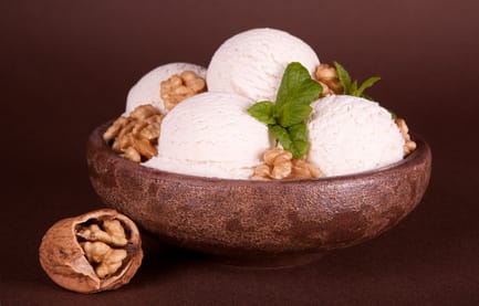 Glace aux noix