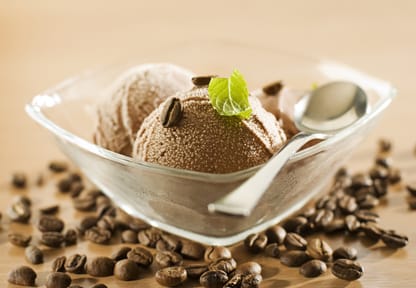 Glace au café