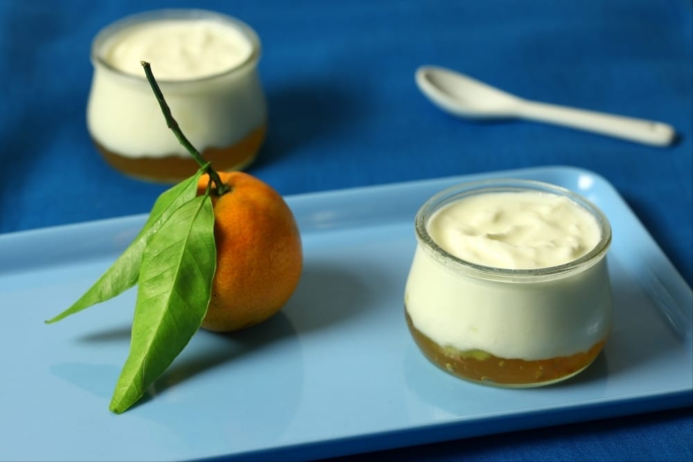 Yaourt maison à la marmelade d'orange
