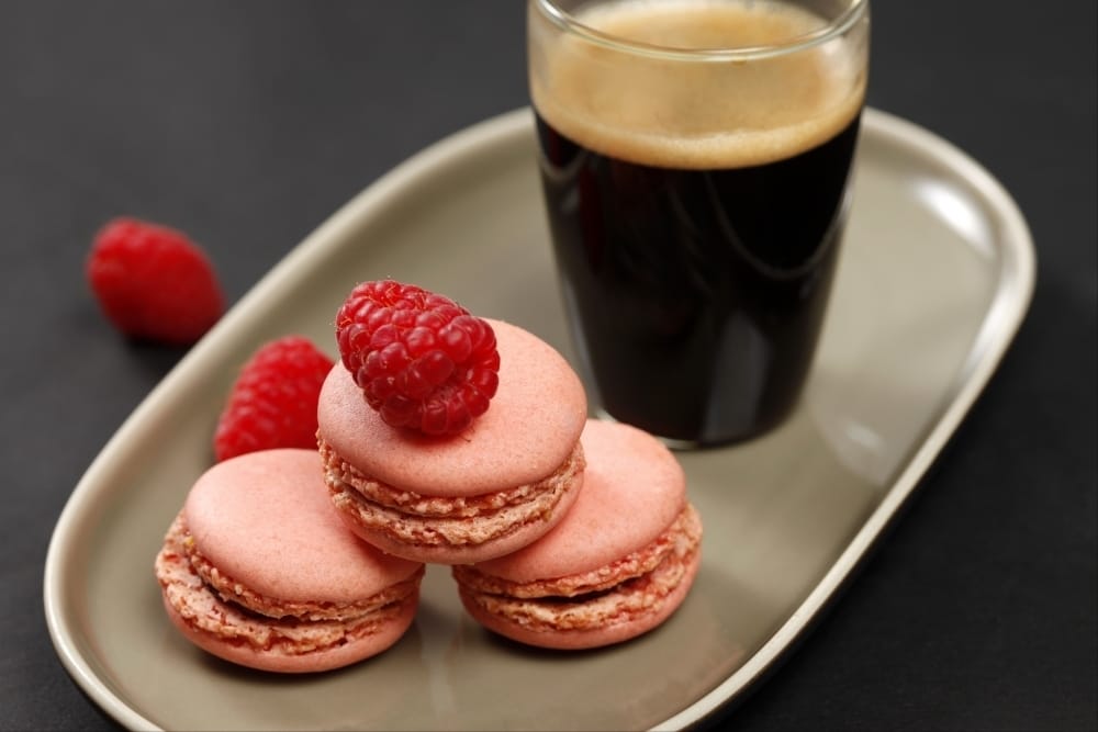 Macaron à la framboise