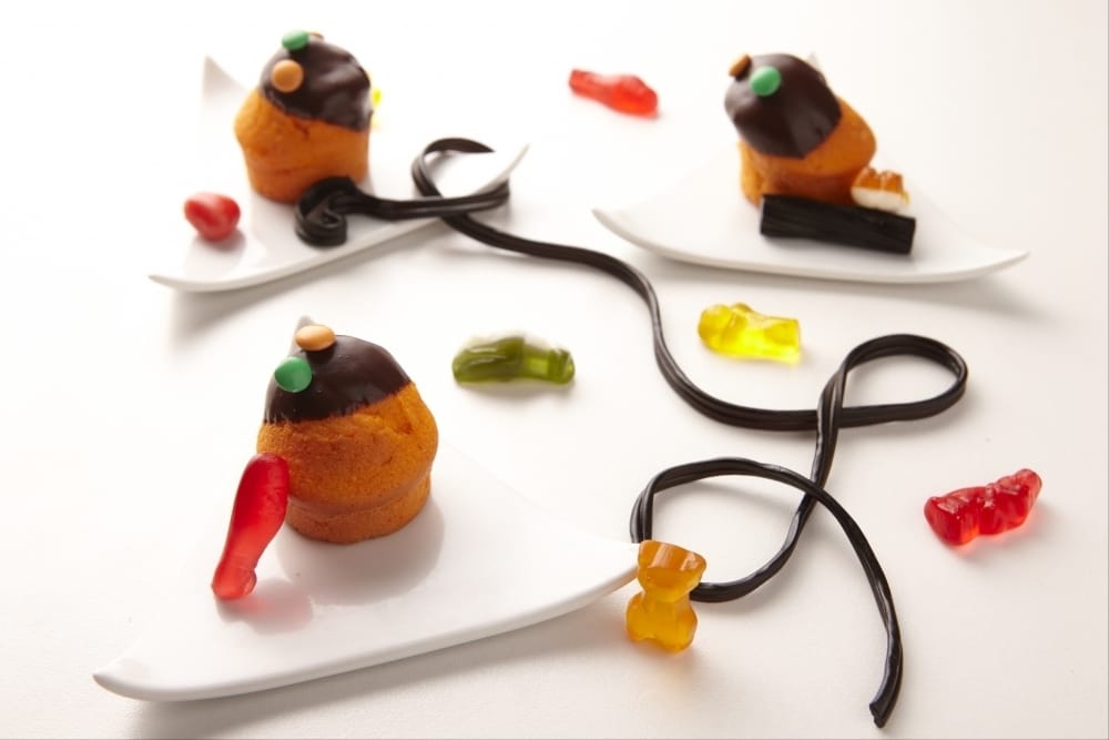 Muffin d'Halloween au chocolat