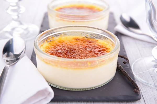 Crème brûlée à la vanille