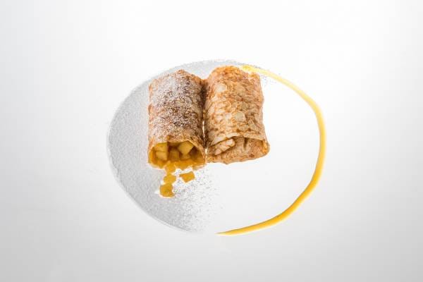 Pannequets aux pommes caramélisées