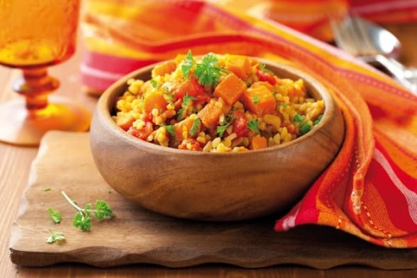 Semoule aux légumes et au cumin