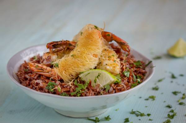 Gambas au kadaif