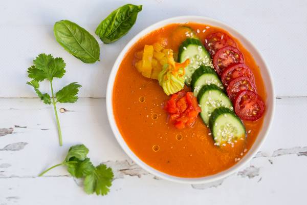 Gazpacho Alvalle façon pokébowl 