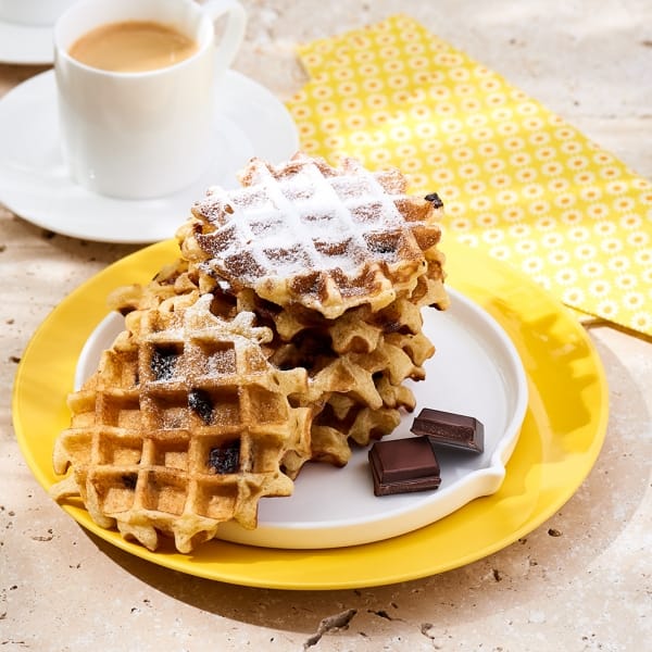 Gaufres aux pépites de chocolat
