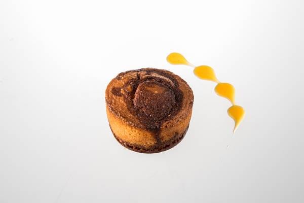 Génoise collante au caramel
