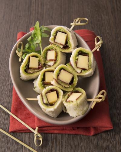 Roulés à l’Appenzeller® et viande des Grisons