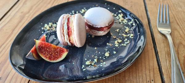 Macaron figue et noix