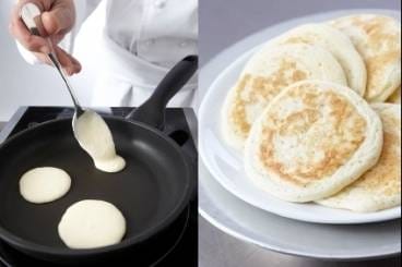 Blinis maison à la levure chimique