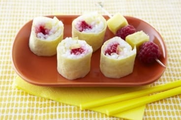 Maki ananas-framboise