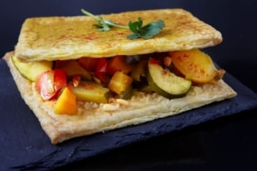 Mille-feuille de légumes façon tajine